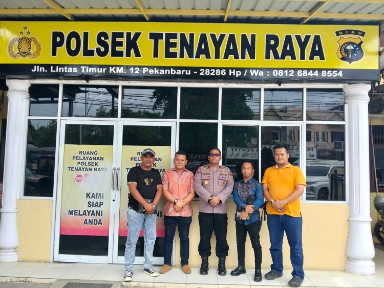 Kapolsek Tenayan Raya Perkuat Kolaborasi Jaga Keamanan Wilayah