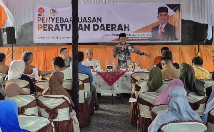 Ketua DPRD Pekanbaru Sosialisasikan Perda Trantibum, Masyarakat Padati Lokasi Kegiatan