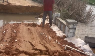 Jembatan di Jalan Tanjung Selamat Saat ini Putus, Rusak Parah, Butuh Perhatian Serius Pari Pihak Pemerintah Secepatnya