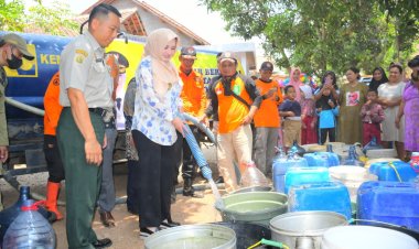 Bupati Optimis Pembangunan Tower Air Tuntaskan Masalah Kekeringan di Desa Kaligawe Karangdadap