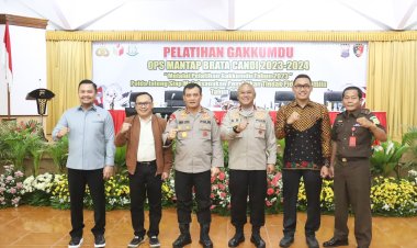 Buka Pelatihan Gakkumdu Operasi Mantab Brata 2023-2024, Kapolda Jateng Beri Penekanan Terkait Penegakan Hukum Tindak Pidana Pemilu