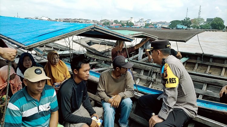 Komunitas Supir Pompong Ucapkan Terima Kasih kepada Polres Inhil