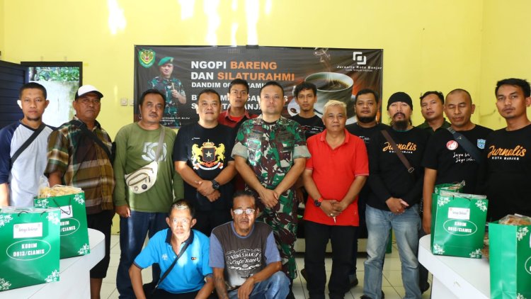 Dandim 0613/Ciamis Gelar Silaturahmi Dengan Puluhan Awak Jurnalis Se-Kota Banjar