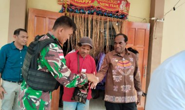 Satgas Yonif 122/TS Laksanakan Ibadah Akhir Tahun Dan Deklarasi Penolakan Miras Dan Ganja Demi Wujudkan Keharmonisan dan Kedamaian di Tanah Papua