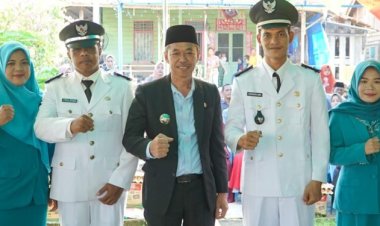 Bupati Rohil Lantik Pjs Penghulu Pulau Halang Muka dan Pjs Penghulu Pulau Halang Hulu