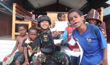 Filosofi Hidup "Perahu Kertas" ala Tri Dharma, Buat Bocah Papua Semangat Raih Cita-cita