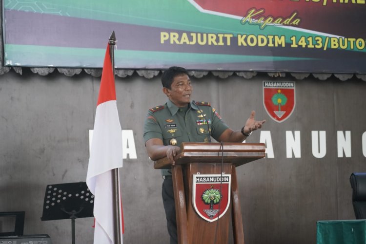 Danrem 143/HO Menyatakan, "Jadilah Babinsa yang Menjadi Kebanggan Masyarakat."