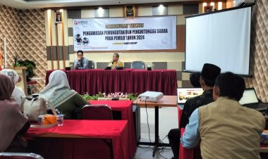 Bawaslu Inhil Gelar Bimbingan Teknis (Bimtek) terkait Pemilu Tahun 2024