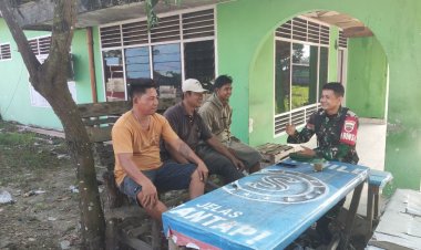 Program Kosmos untuk Menarik Minat Warga Binaan Menjadi Prajurit TNI-AD, Disampaikan oleh Pratu Diki Hamdala Babinsa Koramil 05/Peranap Kodim 0302/INHU