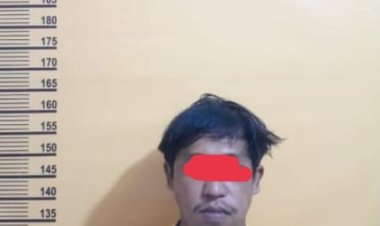 Palak Paksa Pelintas Jalan Parit Aman – Serusa, Pria Ini Diringkus Polsek Bangko