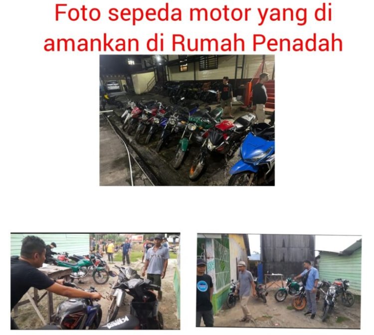 Sukses: Polsek Bangko Amankan Tujuh Unit Sepeda Motor dari Rumah Penadah