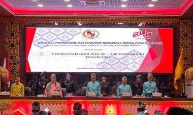 HUT Kota Pekanbaru ke-240, DPRD Pekanbaru Gelar Rapat Paripurna