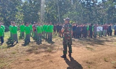 Babinsa Ampel Latih PBB untuk Bentuk Karakter Generasi Muda di Boyolali