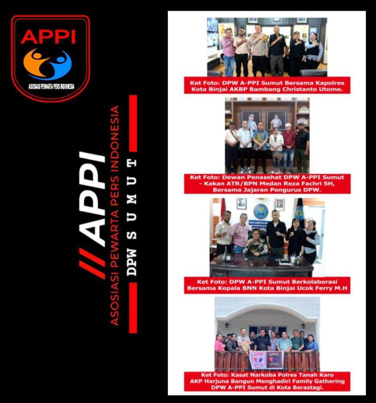 Awali Kepengurusan, DPW A-PPI Sumut Lakukan Konsolidasi dengan Stakeholder di Sumatera Utara