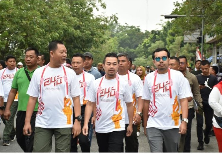 Wakil Ketua DPRD Pekanbaru Ginda Burnama Hadiri Peluncuran Logo dan Tema Hari Jadi Pekanbaru ke-240
