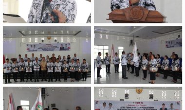 Lantik Pengurus PGRI Nias Utara, Ilyas Sitorus Tekankan Pentingnya Kekompakan dan Kemajuan Teknologi