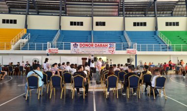 TNI AU Lanud Hang Nadim Ikut Donor Darah di Batam