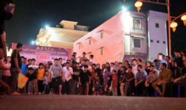 Lomba Lari Tanpa Alas Kaki di Rohil Ramaikan Malam HUT Bhayangkara