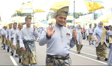 DPRD Rohil Meriahkan Pawai Ta'aruf MTQ Riau ke-43