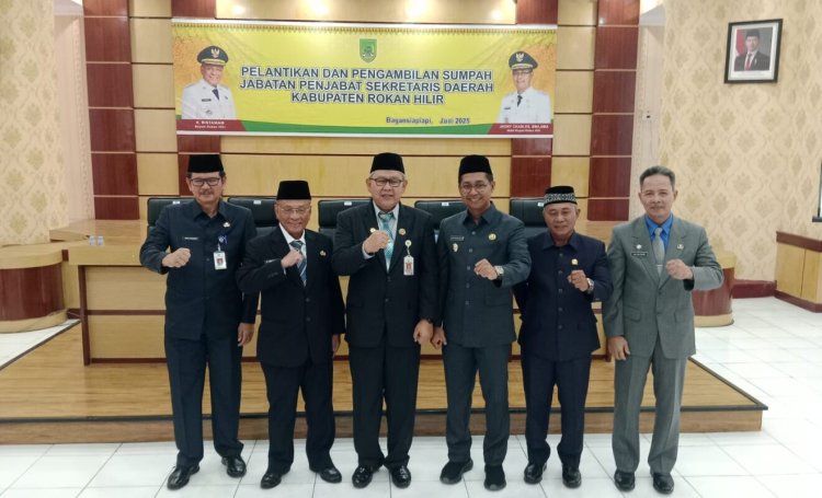 Bupati Bistamam Lantik Pj Sekdakab Rohil