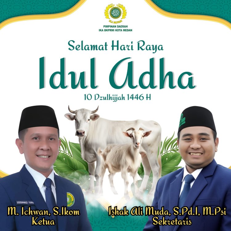 IKA BKPRMI Medan Tebar Kurban Idul Adha 1446 H