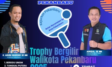Kejurkot Tenis Meja Perebutkan Piala Wali Kota Pekanbaru