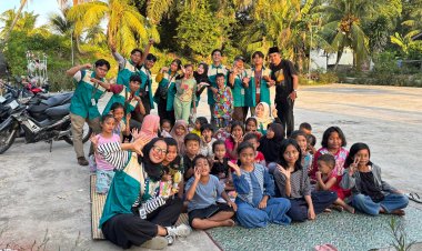 Lapak Baca Gratis dan Edukasi Lingkungan Meriahkan Taman Melayu Besar Rokan Hilir