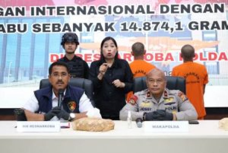 Polda Riau Gagalkan Penyelundupan 14,87 Kg Sabu ke Sumbar