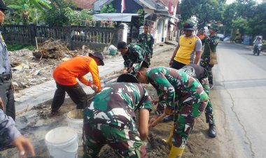TMMD Reguler Ke-125 Kodim Surakarta Kebut Perbaikan Saluran Air 586 Meter