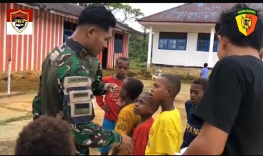 Satgas Yonif 763/SBA Gelar Lomba 17an Meriahkan HUT RI ke-80 di Maybrat