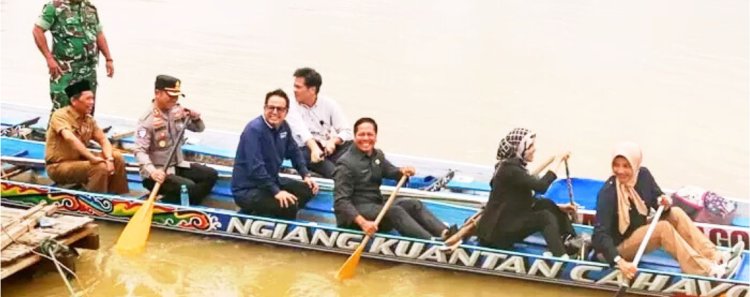 Stafsus Wapres Tinjau Persiapan Festival Pacu Jalur 2025 di Kuansing