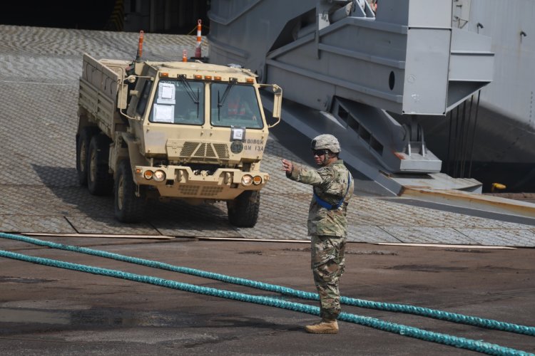 Alutsista Negara Peserta Mulai Tiba untuk Latgabma Super Garuda Shield 2025 di Lampung