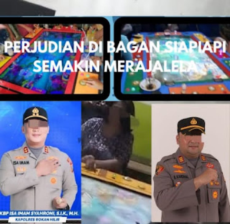 Perjudian Bebas di Bagan Siapiapi, Kinerja Kapolres Rohil dan Kapolsek Bangko Disorot