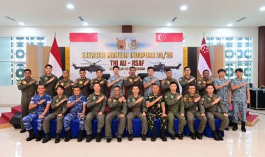 Latihan Bersama TNI AU–RSAF di Lanud Roesmin Nurjadin