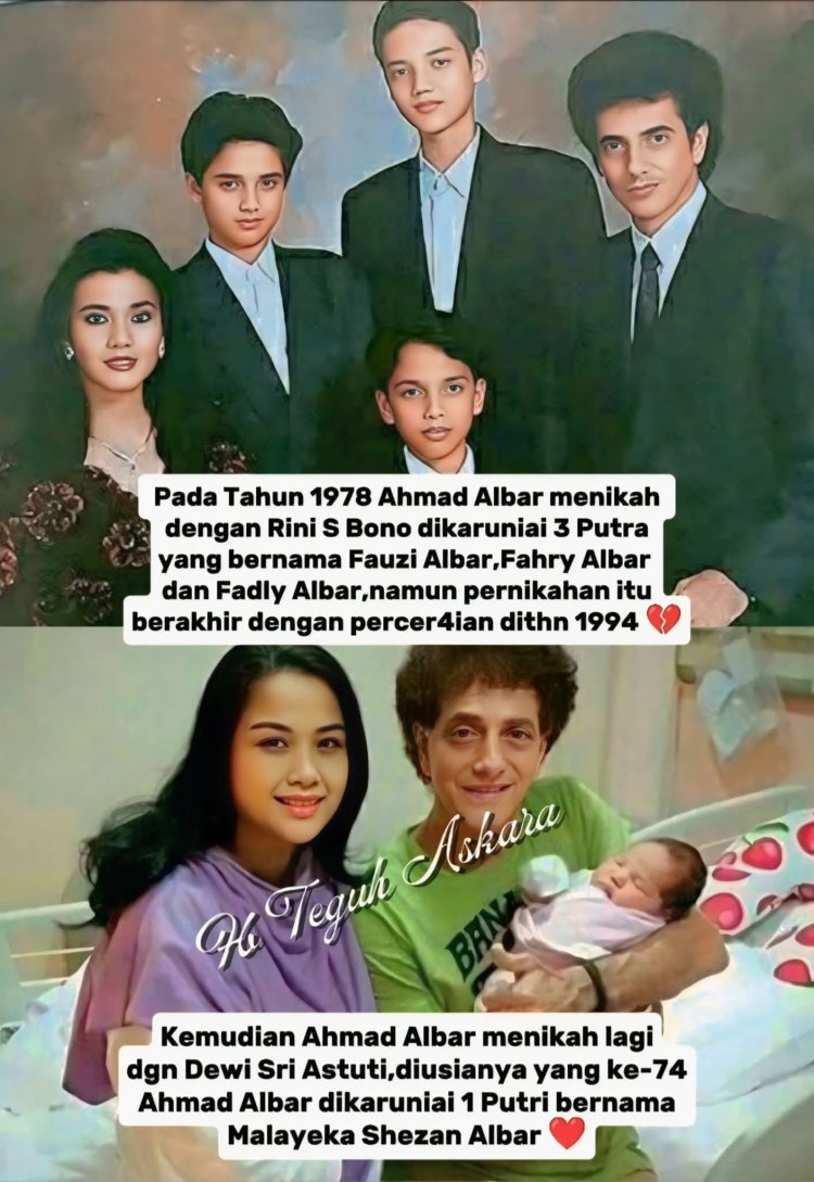 Potret Keluarga Ahmad Albar: Kehidupan Bersama Istri dan Anak-Anak