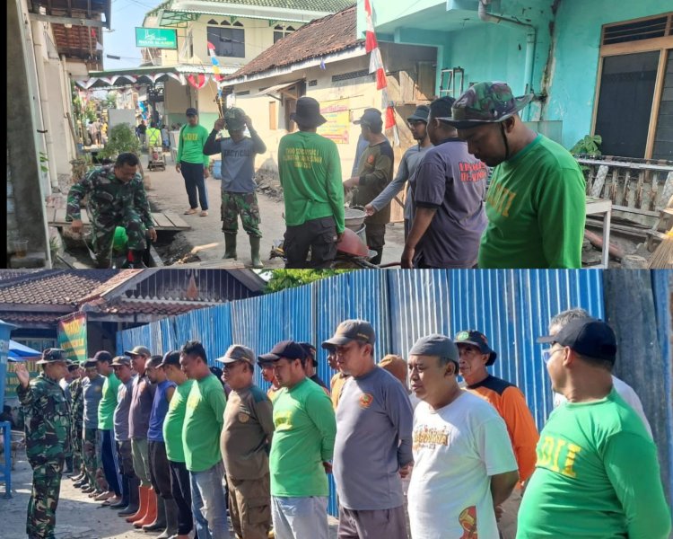 KBD Tahap V 2025, Kodim 0735/Surakarta Kebut Perbaikan Saluran Air di Danukusuman