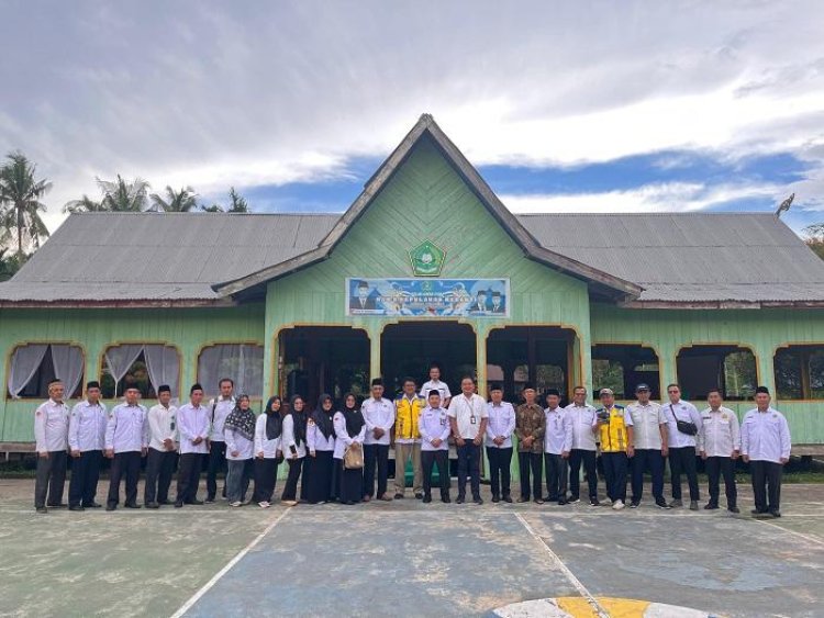 Kakanwil Kemenag Riau Tinjau Pembangunan MAN 2 Kepulauan Meranti