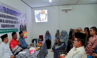 Bupati Kampar Apresiasi ToT Guru TKA-TPA, Tegaskan Kampar Lumbung Qori dan Qoriah Riau