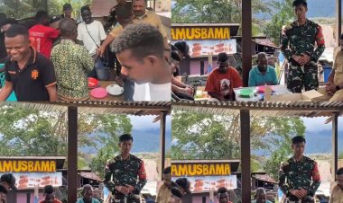 Satgas Yonif 763/SBA Serap Aspirasi Warga Bamusbama Lewat Musyawarah Mufakat