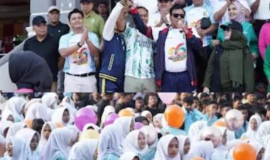 Ribuan Warga Meriahkan HUT Kuansing ke-26 Bersama Bupati Suhardiman Amby