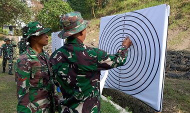 Kodim 0724/Boyolali Asah Naluri Tempur Lewat Latihan Menembak Semester II 2025