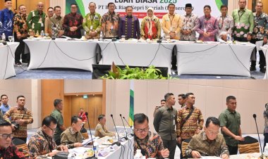 Bupati Rohil Hadiri RUPSLB Bank Riau Kepri Syariah 2025 di Batam