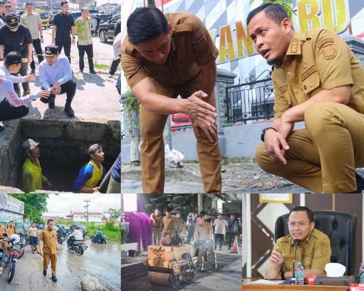 Pemko Pekanbaru Genjot Perbaikan, 29 Ruas Jalan Dioverlay Akhir Tahun