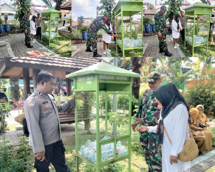 Babinsa Tipes Pantau Program Bank Sampah Surakarta