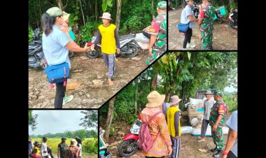 Babinsa dan PPL Nogosari Dampingi Petani, Panen Padi Meningkat