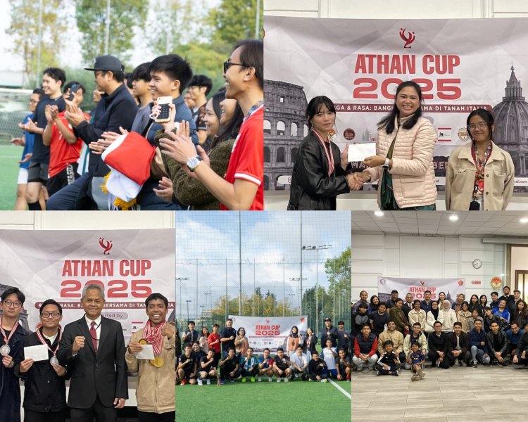 Semarak Athan Cup 2025 di Italia Pererat Persatuan Mahasiswa Indonesia