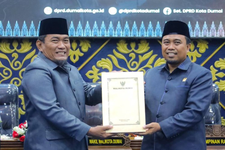 Ranperda APBD Dumai 2026 Disampaikan Wakil Wali Kota Sugiyarto