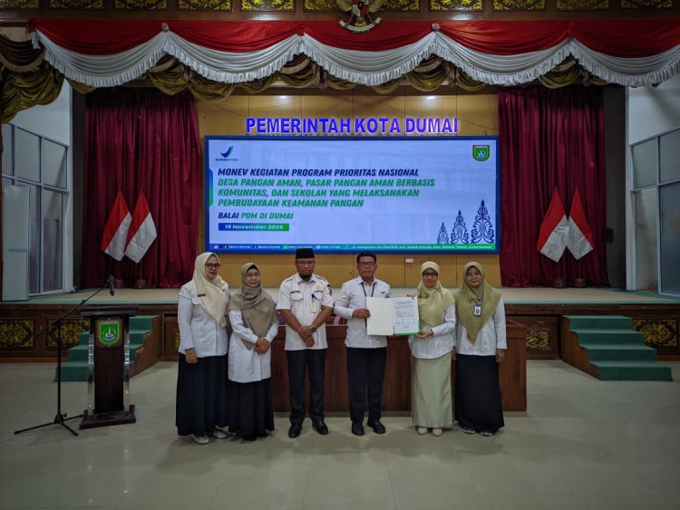 Dumai Gelar Monev Program Keamanan Pangan Nasional