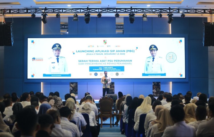 Wako Agung Launching Sip Aman, Permudah dan Percepat Pengrusan Izin Bangunan