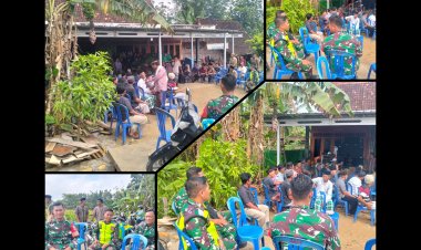 Babinsa Juwangi Takziah ke Warga, Perkuat Kemanunggalan TNI di Boyolali